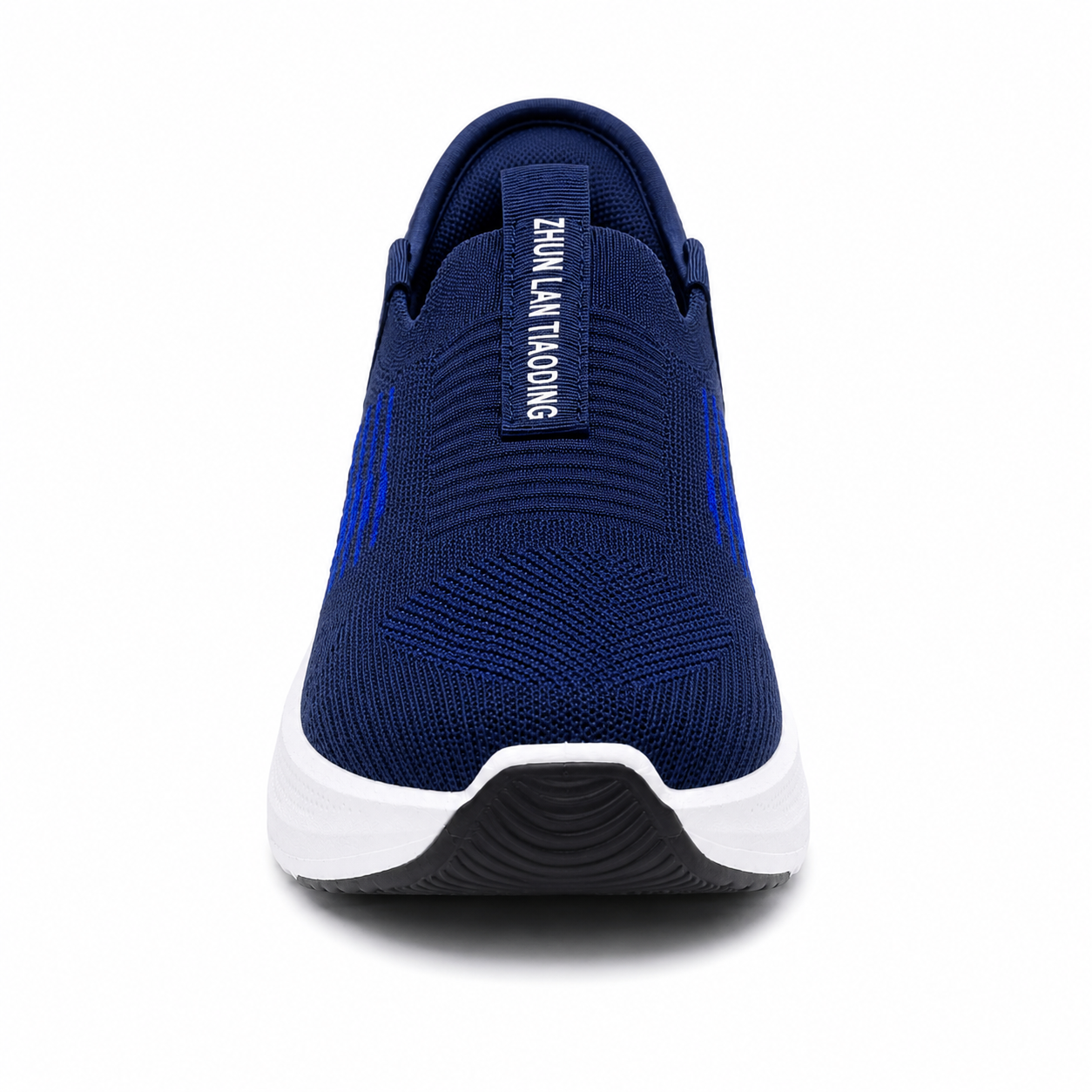 Men's Navy Blue Slip-On Walking Shoes