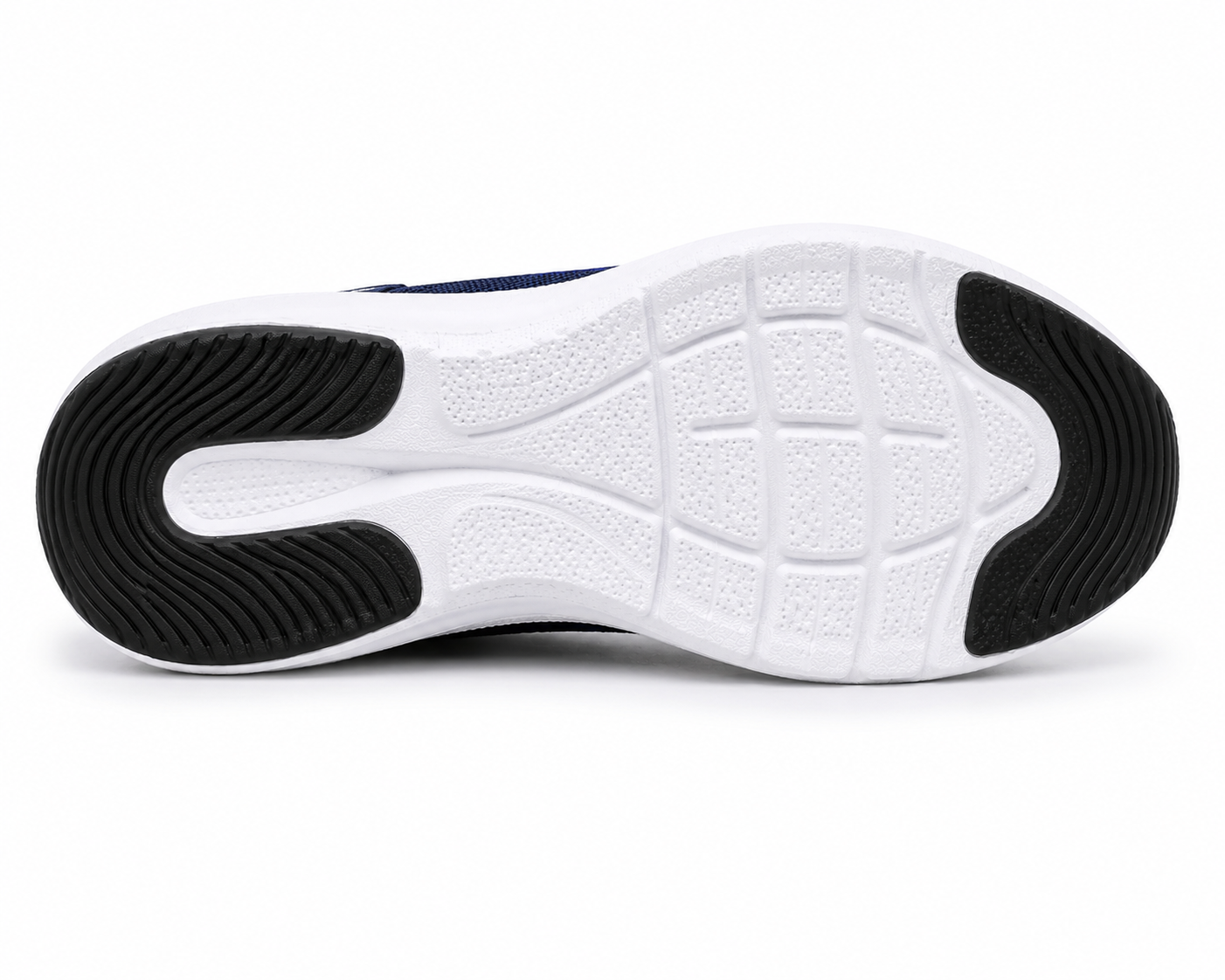 Men's Navy Blue Slip-On Walking Shoes