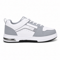 Men's Grey & White Street Sneakers